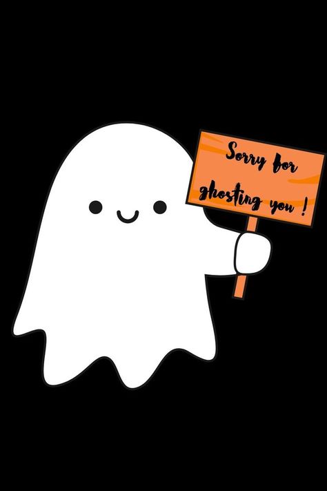 Sorry Cute, Cute Sorry, Sue Grafton, Happy Ghost, Bookish Tattoos, Spooky Tattoos, Funny Ghost, Ghost Design, Halloween 2024