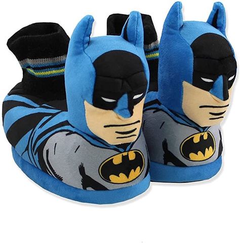 Batman Slippers, Boy Gift Ideas, Batman Socks, Blaze And The Monster Machines Party, Head Sock, Batman Collectibles, Skate Photos, Batman Stuff, Batman Toys