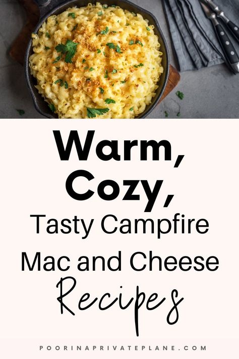 There's nothing like a warm meal while enjoying nature. Check out these delicious camping mac and cheese recipes that will make your trip even more enjoyable! Camping Mac N Cheese Recipe, Camping Mac And Cheese Recipe, Camping Mac And Cheese, Mac And Cheese Recipes, Steak Kabobs, Easy Macaroni, Creamy Macaroni And Cheese, Enjoying Nature, Mac And Cheese Recipe