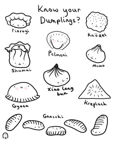 Dumplings Menu Infographic, Dumplings Restaurant, Food Illust, Food Tattoos, Chinese Dumplings, Food Logo, Restaurant Branding, Food Drawing, Dim Sum