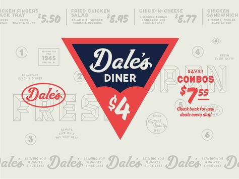 Diner Branding, Menu Branding, Diner Logo, Diner Design, Good Logo, Coffee Shop Logo, Logo Minimal, American Diner, Logo Design Typography