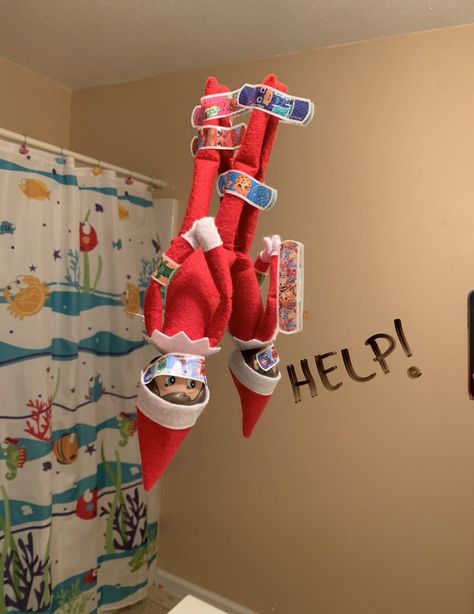 Funny Elf On The Shelf For Toddlers, Welcome Back Elf Ideas, Elf On The Shelf I’m Back Ideas, Elf On The Shelf First Day, First Day Of Elf On The Shelf Ideas, Elf On The Shelf Ideas For Toddlers, Elf On The Shelf Pet Ideas, Elf On The Shelf Accessories, Elf On Shelf Funny