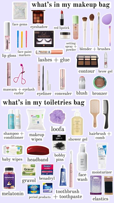 Whats In My Makeup Bag, Makeup Cantik, Resep Diet, Face Gems, Lash Glue, Eyelash Curler, Brow Gel, Moroccan Oil, Baby Wipes