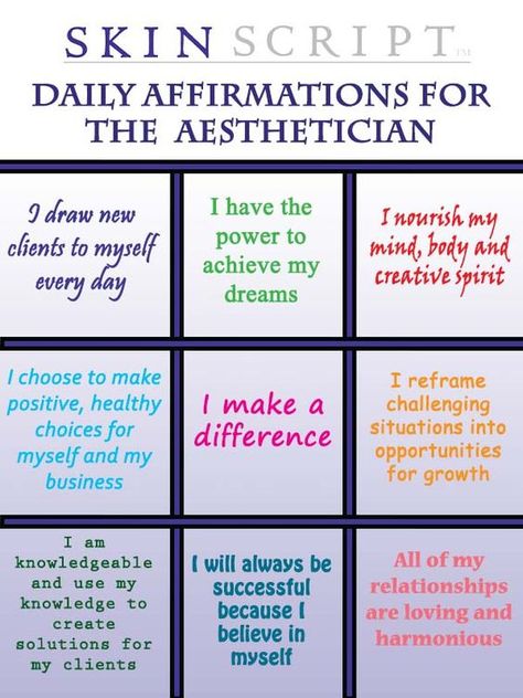 Esthetician Affirmations, Affirmation Baddie, Esthetician Curriculum, Teaching Esthetics, Skincare Topics, Esthetician Vision Board, Facial Business, Solo Esthetician, Spa Business Plan