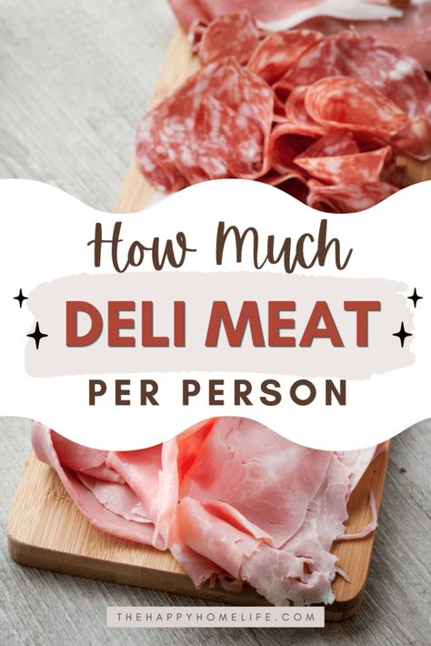 How Much Deli Meat Per Person: A Clear Guide for Your Next Gathering Meat Tray For Sandwiches, Sandwich Meat Charcuterie Board, Deli Sandwich Bar For Party, Charcuterie Per Person, Lunch Meat Tray, Meat And Cheese Platter For Sandwiches, Deli Themed Party, Lunch Meat Trays Party Platters, Deli Sandwiches For Party