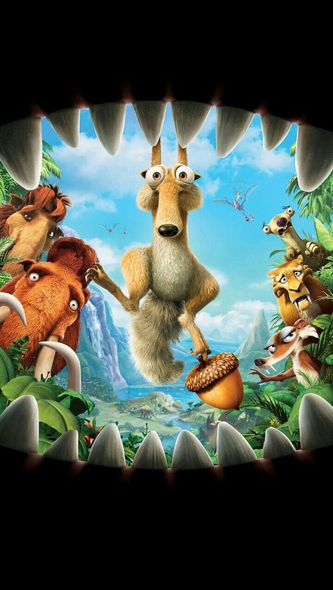 Ice Age 3, Ice Age Movies, Dinosaur Movie, Blue Sky Studios, Cartoon Wallpaper Iphone, Ice Age, Movie Wallpapers, Cute Disney, Disney Wallpaper