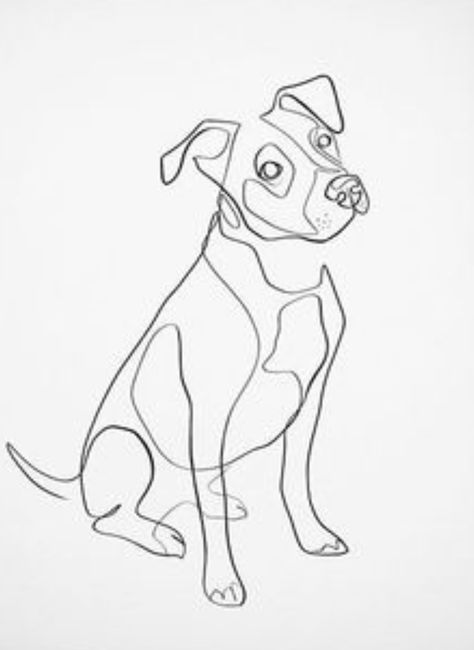 Fine Line Pitbull Tattoo, One Line Pitbull Tattoo, Minimal Dog Tattoo Pitbull, Pitbull Line Tattoo, Pitbull Outline Tattoo, Dog Line Art Tattoo Pitbull, Dog Outline Drawing Simple, Minimalist Dog Tattoo Line Drawings, Line Art Drawings Dog