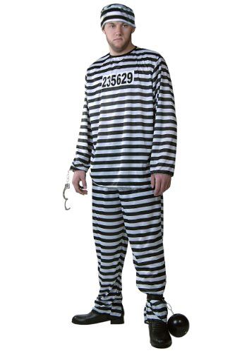 Fun Costumes unisexadult Mens Prisoner Costume Large ** You can get additional details at the image link. Convict Costume, Halloween Prisoner Costume, Prison Jumpsuit, Prison Outfit, Prisoner Costume, Costume Works, Unique Costumes, Group Costumes, Laugh At Yourself