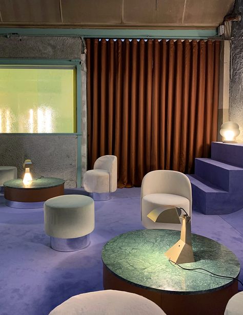 Studiopepe Went Full Mystic For Milan Design Week - Sight Unseen Very Peri, A Match Made In Heaven, Retail Interior, Match Made In Heaven, Curated Design, S Design, Milan Design Week, Commercial Interior Design, Made In Heaven