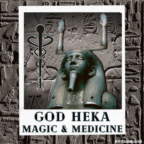 A Channeled Message from Egyptian God Heka [magic and medicine] Reading #Heka Heka Egyptian God, Being Spiritual, Medium Spiritual, Paranormal Investigator, Star Seed, Red Tent, God Goddess, Missing People, Egyptian God