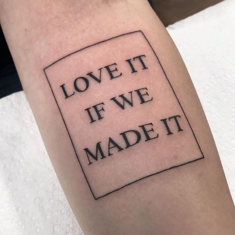 Robbers 1975 Tattoo, Love It If We Made It Tattoo, 1975 Tattoo Ideas, 1975 Tattoos, The 1975 Tattoo, 1975 Tattoo, Tattoo S, Cool Wrist Tattoos