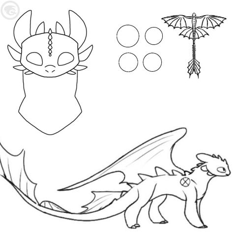 Dragon Base, Httyd Art, Ref Sheet, Wings Drawing, Httyd Dragons, Cute Tiny Tattoos, Mythical Animal, Canine Art, Train Your Dragon