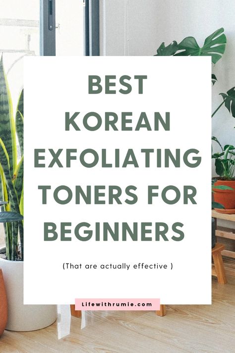 Exfoliating 3-4 times weekly is key to maintain a smooth healthy skin. Here are some of the best korean exfoliating toners for beginners Korean Skincare Exfoliator, Korean Exfoliator, Exfoliate Face Products, Best Korean Toner, Korean Toner, Clear Smooth Skin, Best Exfoliators, Korean Skin Care Secrets, Skincare For Oily Skin