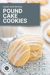 Pound Cake Cookies Recipes, Lemon Pound Cake Cookies, Pound Cake Cookies, Cornbread Cookies, Delicate Cookies, Delicious Cookies Homemade, Drop Sugar Cookies, Cookies Lemon, Orange Pound Cake