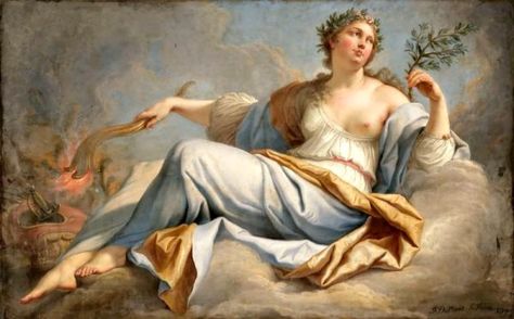 Irenic Eirene Goddess of Peace jacques dumont peace 1749 via LaWhimsy Roman Gods, Giclee Painting, Oil Canvas, Classic Paintings, Classical Art, Old Master, Greek Gods, Gods And Goddesses, Art Google