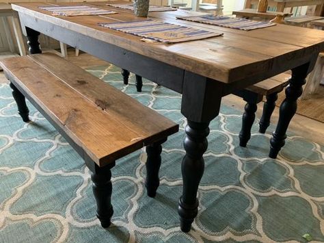 Turned Table Legs, Farmhouse Table Setting, Rustic Farmhouse Table, Modern Farmhouse Table, Classic Table, Turned Leg, Farm Table, Farmhouse Dining, Farmhouse Table