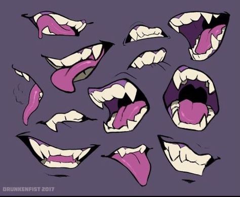 Mouth Expressions, Mouth Drawing, Drawing Help, Drawing Expressions, Art Help, Drawing Refs, Guided Drawing, Poses References, Art Tutorials Drawing