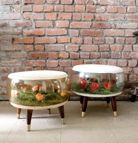 Inflatable Ottoman, Home Tours, Vintage Kitsch, City Guides, Design Sponge, Take A Seat, Mid Century Furniture, Your Design, Kitsch