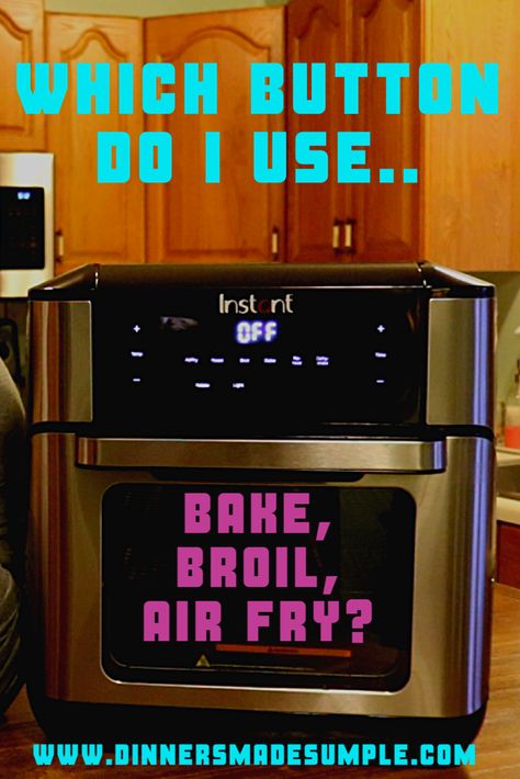 Instant Vortex Plus which button do I use.. Bake, Broil, Air Fry? The answer might surprise you. Instapot Vortex Plus Recipes, Instant Pot 10qt Vortex Plus Air Fryer Oven Recipes, Instant Vortex Plus Recipes, Instant Pot Vortex Air Fryer Recipes, Instant Pot Vortex Plus Recipes, Instant Vortex Plus Air Fryer Recipes, Instant Vortex Air Fryer Recipes, Fry Bake, Diy Mixes