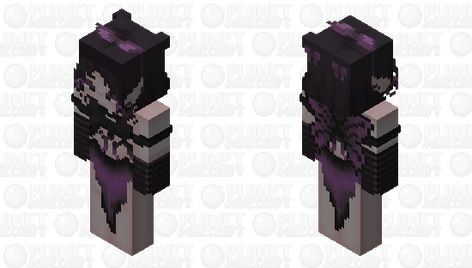 Dark Fairy~ Minecraft Skin Vampire Minecraft Skin, Minecraft Fairy Skin, Witch Minecraft Skin, Fantasy Minecraft Skin, Minecraft Skins Halloween, Fairy Minecraft, Cute Minecraft Skins, Minecraft Skins Female, Its Spooky Season