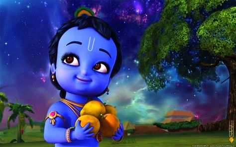 Little Krishna Wallpapers, Krishna Cartoon, Little Krishna, 4k Hd, Cartoon Character, Hd Wallpaper, Krishna, Wallpapers