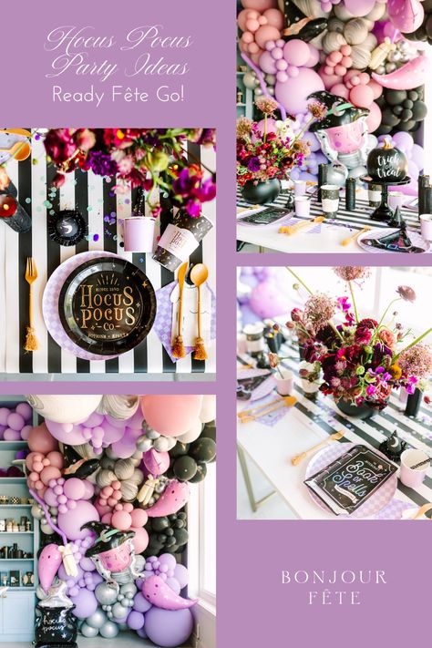 Hocus Pocus First Birthday, Hocus Pocus Birthday Party, Facial Business, Hocus Pocus Party Ideas, Hocus Pocus Party Decoration, Hocus Pocus Halloween Decor, Hocus Pocus Decorations, Hocus Pocus Movie, Hocus Pocus Party