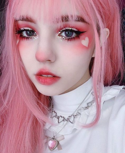 Harajuku Makeup, Drag Make-up, Cute Eye Makeup, Anime Makeup, Kawaii Makeup, 일본 패션, Cool Makeup Looks, Dope Makeup, Fancy Makeup