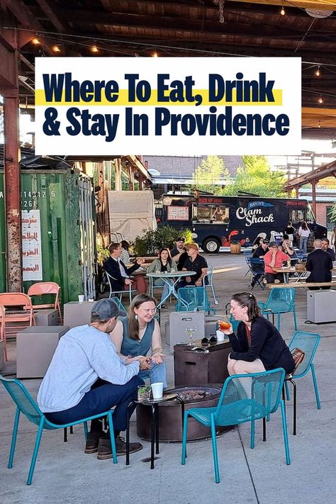 All the best restaurants, bars, and hotels in Rhode Island's capital. Rhode Island Vacation, Rhode Island Travel, Island Bar, Providence Rhode Island, Clam Chowder, Cool Bars, Best Restaurants, Rhodes, Rhode Island