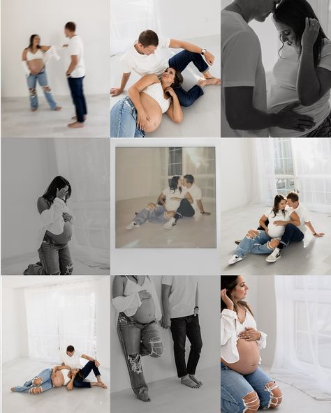 We love a simple studio maternity session over here Studio Maternity Shoot With Toddler, Maternity Shoot With Toddler, Simple Maternity Shoot, In Studio Maternity Session, Studio Maternity Shoot, Maternity Studio Photoshoot, Lifestyle Studio, Baby Bump Photos, Maternity Studio