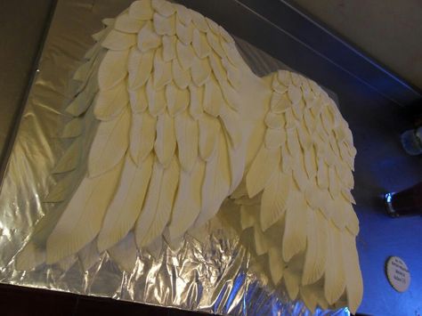 Angel Wing Cake, Angel Wings Cake, Angel Party, Cake Topper Tutorial, Angel Cake, Cherry Cake, Easy Cake Decorating, 11th Birthday, Sweet Cakes