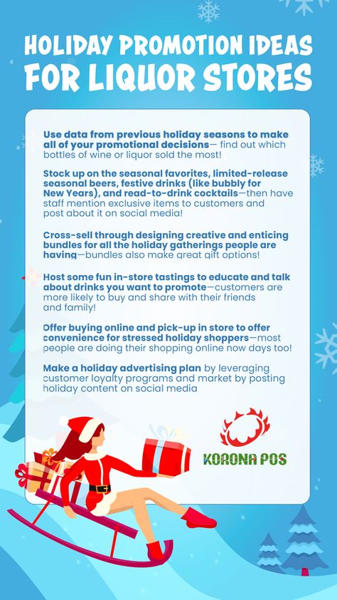 During this time of year, there's a lot of friends and family gatherings. Liquor stores should stock up on the most popular seasonal items and create other promotions! https://koronapos.com/blog/holiday-promotion-ideas-liquor-stores/ #marketingtips #businesstips #marketingideas Liquor Store Ideas, Wine Advent Calendar, Diy Vinyl Projects, A Lot Of Friends, Social Media Ideas, Lot Of Friends, Promotion Ideas, Liquor Shop, Wine Tasting Events