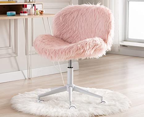 Bedroom Dusty Pink, White Wheels, Night Lamp For Bedroom, Hairdressing Chairs, White Office Chair, Bedroom Study Room, Barbie Room, Makeup Chair, Swivel Chair Desk