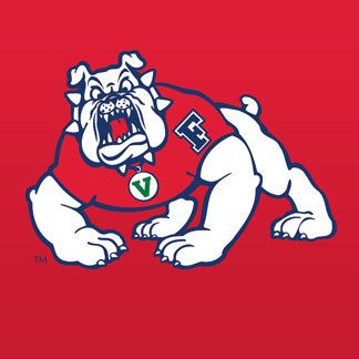 Fresno State Bulldogs Fresno Bulldogs, Logo Mood Board, Bulldog Wallpaper, Fresno State Bulldogs, House Porch, Bulldog Mascot, College Gear, Fresno State, College Logo