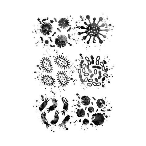 Check out this awesome 'Bacteria' design on @TeePublic! Bacteria Tattoo, Band Tattoos, Forearm Band Tattoos, Band Tattoo, Print Tattoos, Paw Print Tattoo, Paw Print, Tattoo Ideas, Tshirt Designs