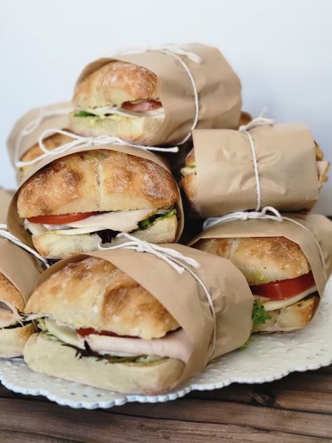 Wrapping Sandwiches Ideas, Small Sandwich Shop Ideas, Coffee Shop Sandwiches Ideas, Cafe Lunch Menu Ideas, Sandwich Display Ideas For Party, Cafe Sandwich Ideas, Cafe Food Ideas, Sandwich Truck, Catering Sandwiches