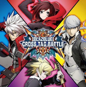 Blazblue Cross Tag Battle, Video Game Images, Japanese Video Games, Gaming Banner, Tv Tropes, Persona 4, Video Games Pc, Blue Cross, Black Artwork