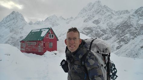 Camping in an Alaskan Survival Cabin Survival Cabin, Fall Hike, Alaska Mountains, Camping In The Rain, Snow Falling, Fall Hiking, Snow Storm, Alaska, Frozen