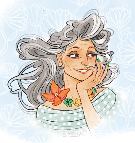 Old Lady Art Drawings, Character Design Older Woman, Older Female Character Design, Old Lady Character Design, Old Woman Character Design, Older Woman Character Design, Old Lady Art, Older Woman Illustration, Lady Character Design