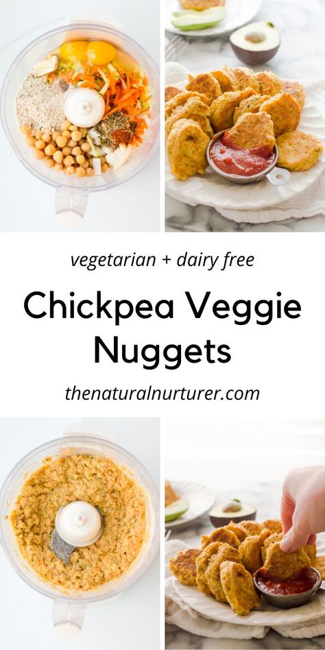 Vegetable Nuggets, Chickpea Nuggets, Natural Nurturer, Veggie Nuggets, Beans Recipes, Kid Meals, Baby Led Weaning Recipes, Vegetarian Protein, Weaning Recipes