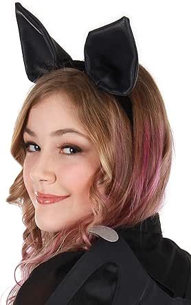 Bat Ears Costume Accessory Headband - Velvet Headband with Faux Vinyl Ears Bat Ears Headband, Old Halloween Costumes, Bat Ears, Alice Headband, Vampire Look, Bat Costume, Horn Headband, Headband Black, Vampire Bat