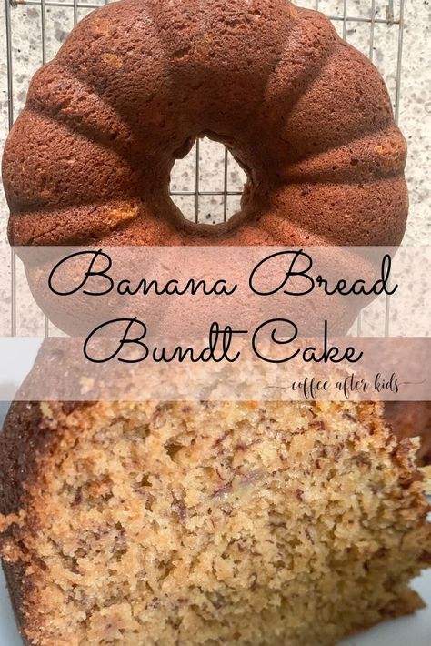 Pecan Banana Bundt Cake, Banana Nut Bread Bundt Cake, Banana Nut Bundt Cake Recipe, Banana Bread Recipe In Bundt Pan, Banana Bread Recipe In Bunt Pan, Banana Bread Bundt Cake Easy Recipes, Banana Upside Down Bundt Cake, Banana Bread Bundt Pan, Bundt Banana Bread Recipe