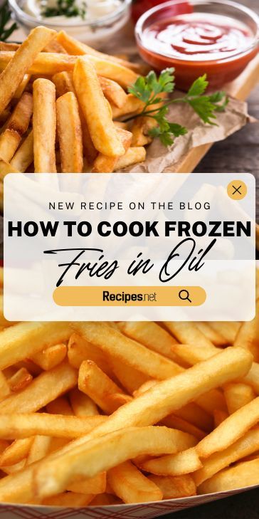 two photos of close up french fries with the top having two dips Pan Fried Recipes, Home French Fries, How To Make Fries, Fresh Fries, Fried French Fries, The Best French Fries, Fried Fries, Fries Homemade, Deep Fried French Fries