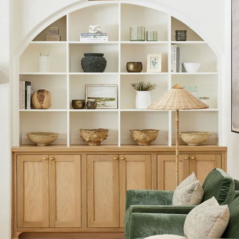 Laura Design and Co | Dallas Interior Designer | Dallas design studio Plaster Vent Hood, Plaster Fireplace, Back Kitchen, Dallas Interior Design, Arched Wall, French Modern, Vent Hood, Bookcase Storage, Decorating Small Spaces