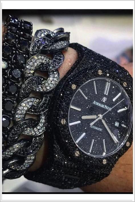 Looking for a luxurious watch that will make a statement? Look no further than the Rolex Diamond watches. These timepieces are sure to impress no matter who you are. Black Diamond Watch, Rolex Diamond Watch, Big Engagement Rings, Dope Jewelry Accessories, Rolex Diamond, Earn Money Fast, Atomic Structure, Expensive Diamond, Hip Hop Rings