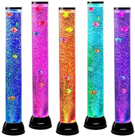 Fake Fish Tank, Sensory Equipment, Bubble Tube, Fish Lamp, Tube Lamp, Sensory Rooms, Acrylic Tube, Lamp Color, Led Color Changing Lights