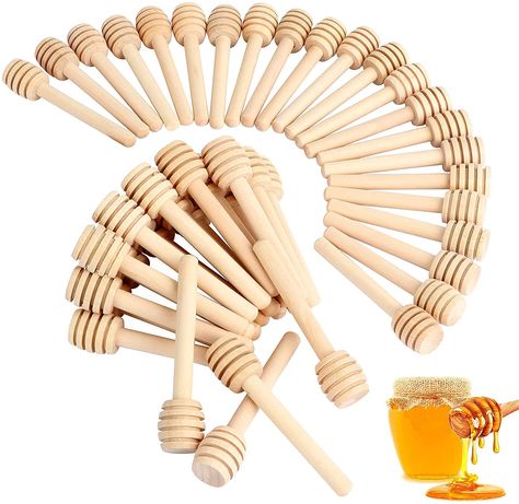 PRICES MAY VARY. Best Value Deal - Including 21 pcs wooden honey dipper sticks, enough for you to arrange a party decoration or celebration. Each honeycomb stick is 3 inch long, suitable for the honey jar with 1-4 ounce capacity. Easy to carry and storage, saving your living space. Deep Grooves Design - Just the right groove depth allows you to take out enough honey each time, and prolongs the time for dripping honey effectively. Natural Wood Material - Made of 100% natural wood. Food-grade safe Wooden Honeycomb, Honey Wand, Honey Stirrer, Honey Bee Baby Shower, Honey Spoons, Honey Sticks, Honey Dipper, Best Honey, Bee Baby Shower