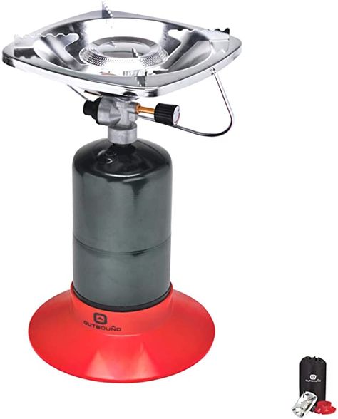 Outbound Propane Stove | Portable Gas Stove Single Burner | Perfect Bottletop Camp Stove for Backpacking, Camping, Fishing, and Outdoor Cooking: Sports & Outdoors Propane Camp Stove, Camping Oven, Best Camping Stove, Butane Stove, Portable Gas Stove, Backpacking Stove, Camp Stove, Propane Stove, Portable Stove