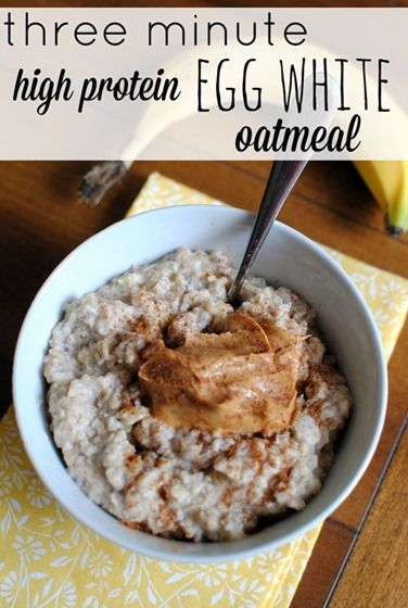 Egg White Oatmeal, Protein Egg, Pancakes Protein, Peanut Butter Fingers, Butter Fingers, Protein Muffins, Oatmeal Recipe, Protein Packed Breakfast, God Mat