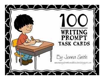 100 Writing Prompt Task Cards by Musings from the Middle School | Teachers Pay Teachers Fifth Grade Writing, Anchor Activities, Intermediate Classroom, Small Group Activity, Writing Interventions, Fun Writing Activities, Writing Assessment, Ela Writing, Middle School Writing