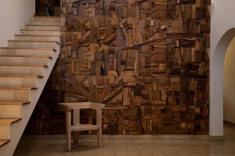 Collage Tiles - Peter Glassford Wood Collage, Collage Mural, Wood For Sale, Upcycled Wood, Wood Walls, Wooden Wall Panels, Industrial Design Furniture, Collage Artwork, Wall Decor Design